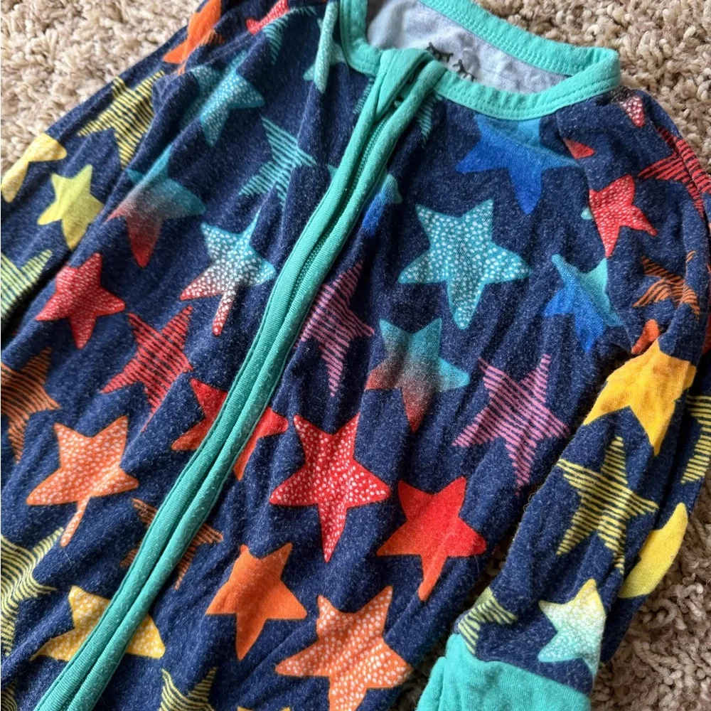 little Sleepies Star Print zippy 0-3mo